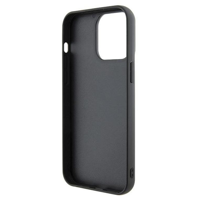 Guess case for iPhone 15 Pro Max 6,7" GUHCP15XPSFDGSK black HC Sequin Script Metal