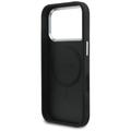 Guess Classic Logo MagSafe -kotelo iPhone 17 Prolle, musta