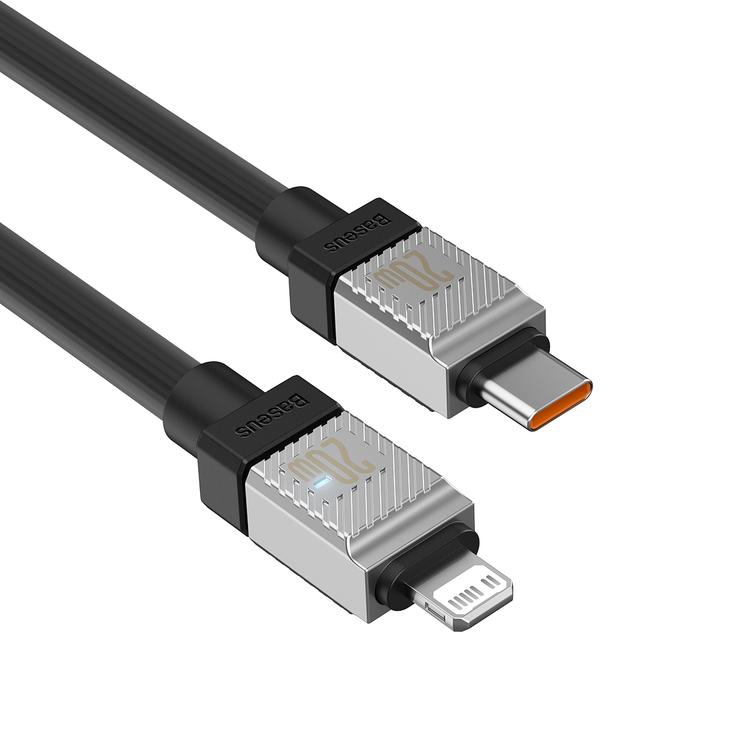 Baseus CoolPlay USB-C - Lightning-kaapeli 1m 20W musta