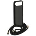 Guess 4G Big Logo Cord Stap -olkalaukku iPhone Airille, musta