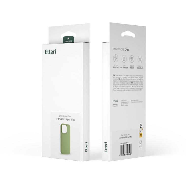 Etteri-silikonikuori Samsung Galaxy S24 Ultralle vaaleanvihreä