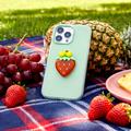 Fruit 2in1 case for iPhone 16 6,1" green