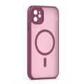 Mag Matt case for iPhone 11 maroon camera protection