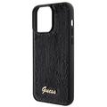 Guess case for iPhone 15 Pro Max 6,7" GUHCP15XPSFDGSK black HC Sequin Script Metal