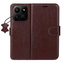 Smart Luxe -nahkakotelo Honor 400 Smartille / X7d 4G:lle / X7d 5G:lle, ruskea