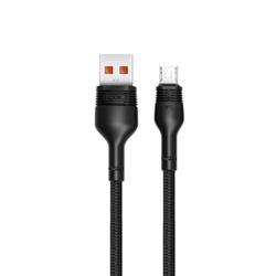 XO-kaapeli NB55 USB - microUSB 1,0 m 5A musta