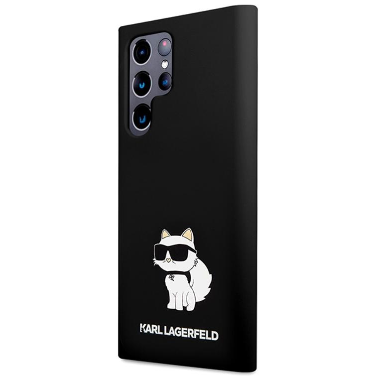 Karl Lagerfeld case for Samsung Galaxy S24 Ultra KLHCS24LSNCHBCK black HC SILICONE NFT CHOUPETTE