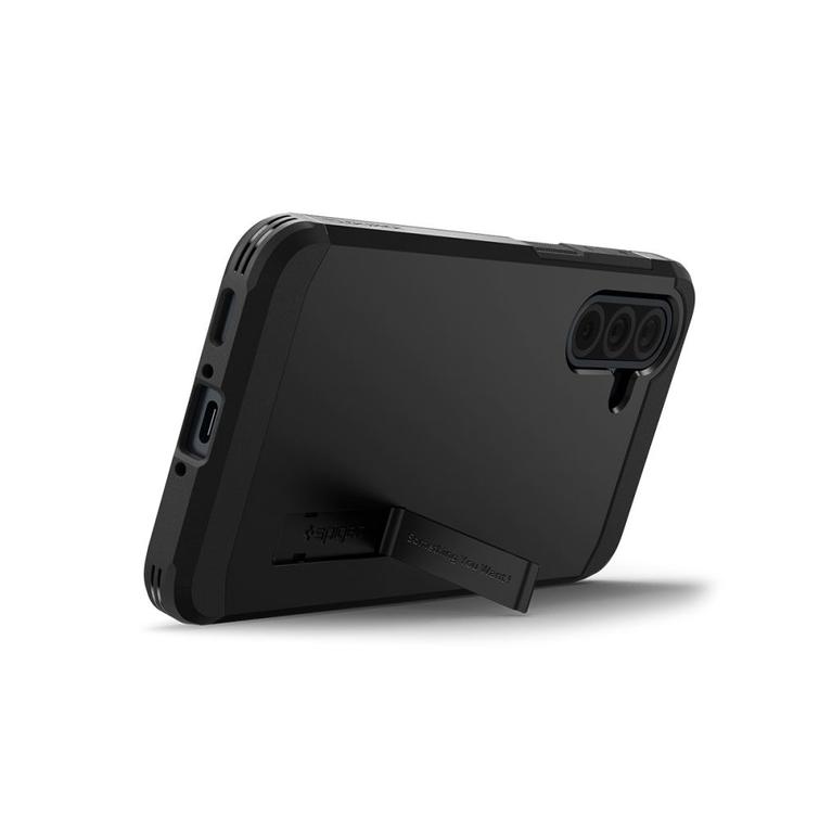 Spigen Tough Armor -suojakuori Samsung Galaxy A36 5G:lle, musta