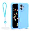 Safepop case with strap for iPhone 17 6,3" blue