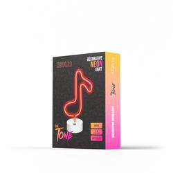 Neon jalustalla LED TONE punainen NNE08 Neolia