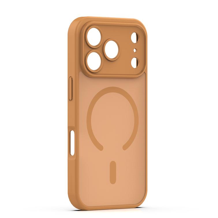 Mag Matt ruskea tarkkuusaukolla kuori iPhone 17 Pro Max / 18 Pro Max 6,9'' -mallille
