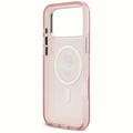 Karl Lagerfeld case for iPhone 17 Pro Max 6,9" IML Choupette Sketch Logo MagSafe pink
