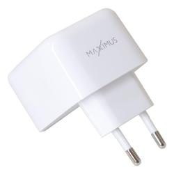 WALL CHARGER MX THUNDER PD 35W, 2xUSB-C WHITE