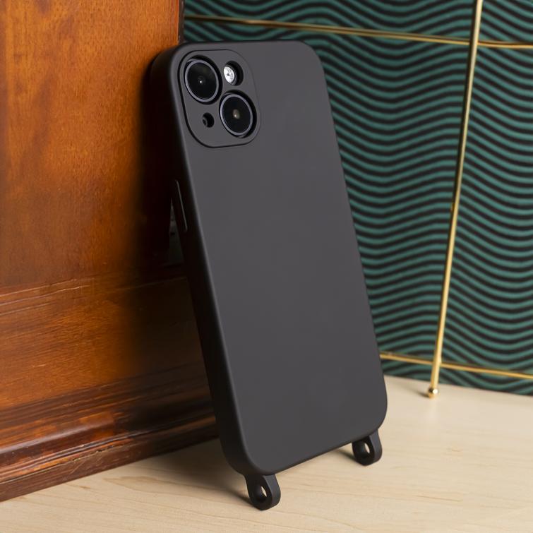 Xiaomi Redmi 12c / Redmi 11a -puhelimelle tarkoitettu silikonikotelo, musta