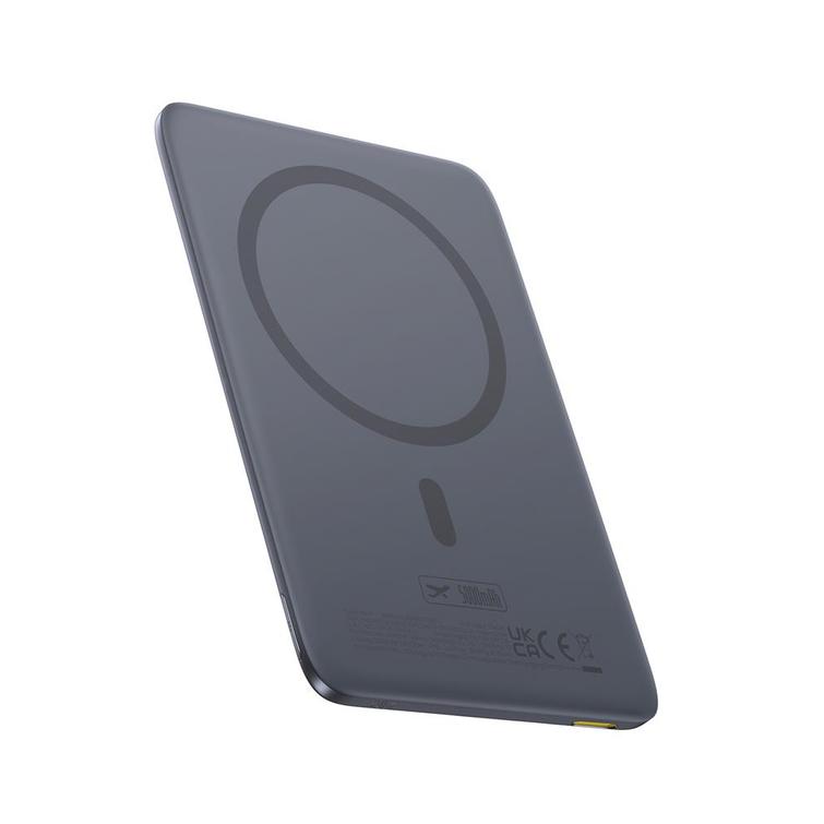Baseus PicoGo AM41 magneettinen varavirtalähde 5000mAh 20W ultraohut, 60W USB-C-kaapelilla, harmaa