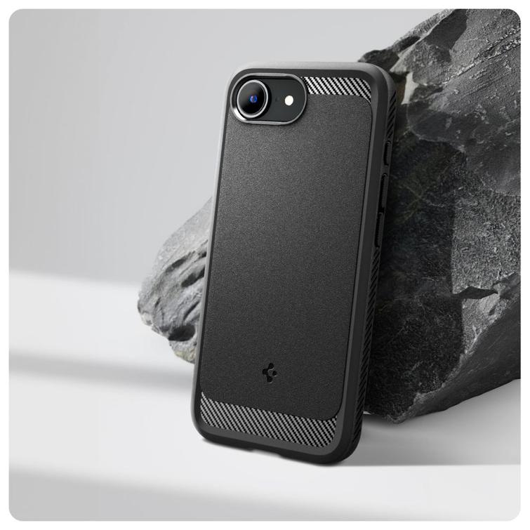 Spigen Rugged Armor MagSafe -kotelo iPhone 16E:lle, mattamusta