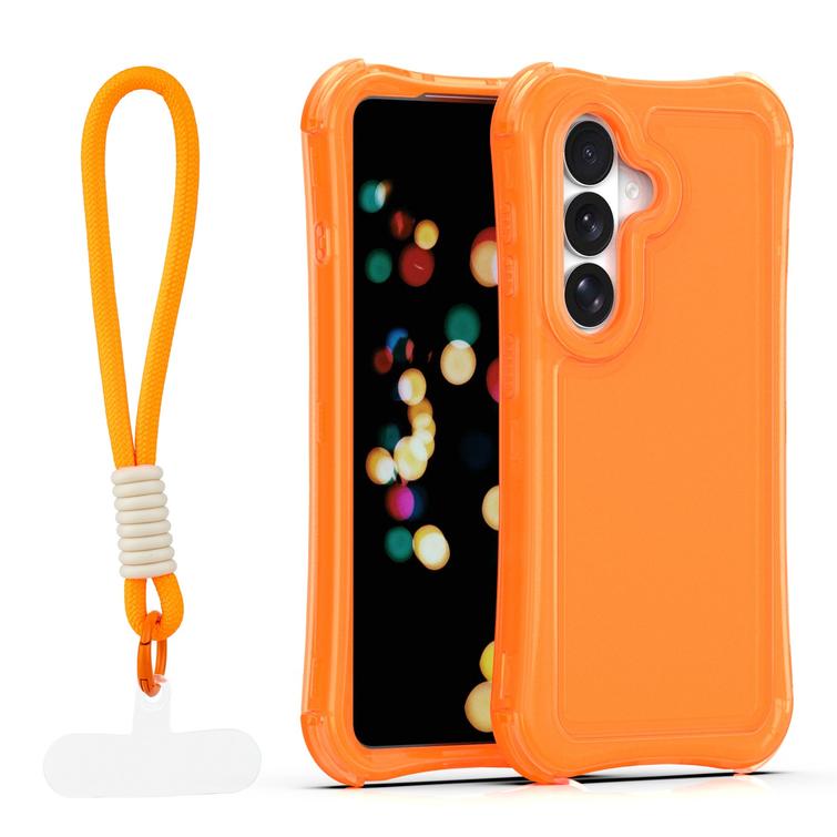 Safepop case with strap for Samsung Galaxy S26 orange