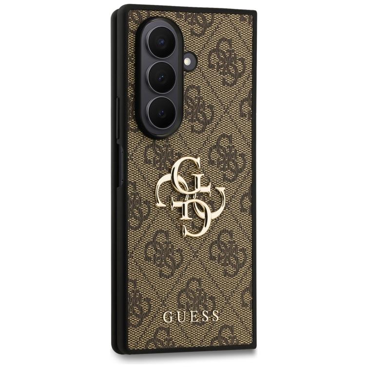 Guess Big 4G Logo Classic -logokotelo Samsung Galaxy Z Fold7 brązowylle