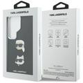 Karl Lagerfeld case Saffiano Double Heads Metal for Samsung Galaxy S26 Ultra black