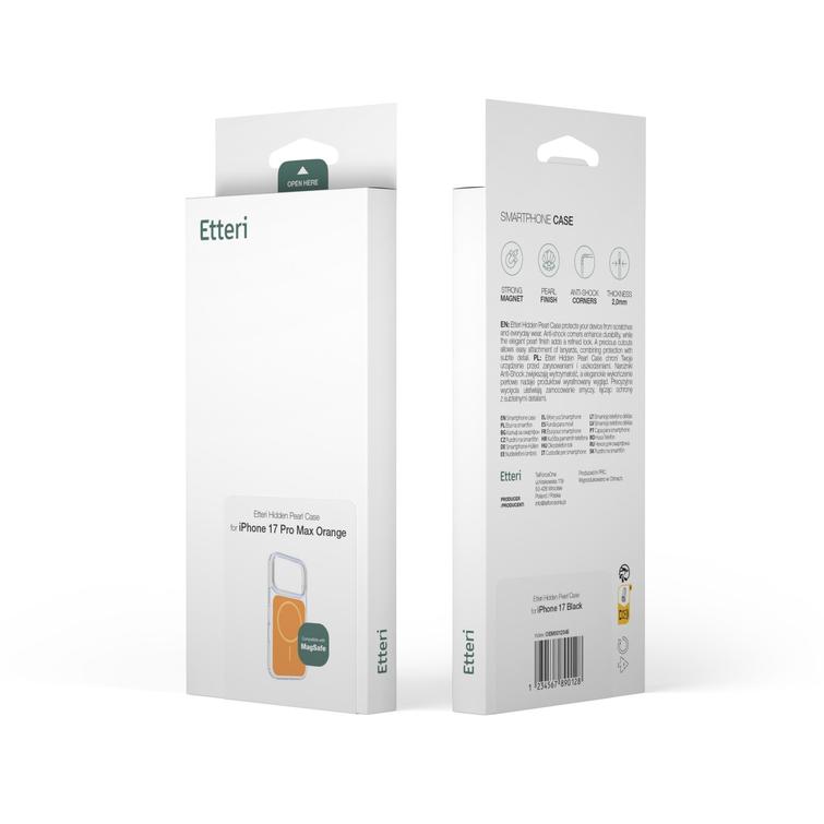 Etteri Hidden Pearl case for iPhone 17 6,3" dark blue