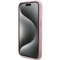 Guess iPhone 15 Pro 6,1" suojakuori GUHCP15LPSAIRSP pinkki HC PU SAFFIANO IRIDESCENT SCRIPT