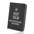 Universal case Keep Calm for tablet 9-11''(L27 x W20 cm)