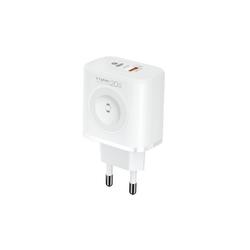 WALL CHARGER T-PHOX T-PP20 GAN iWATCH 3IN1 WHITE