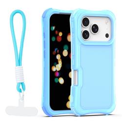 Safepop case with strap for iPhone 17 Pro Max 6,9" blue