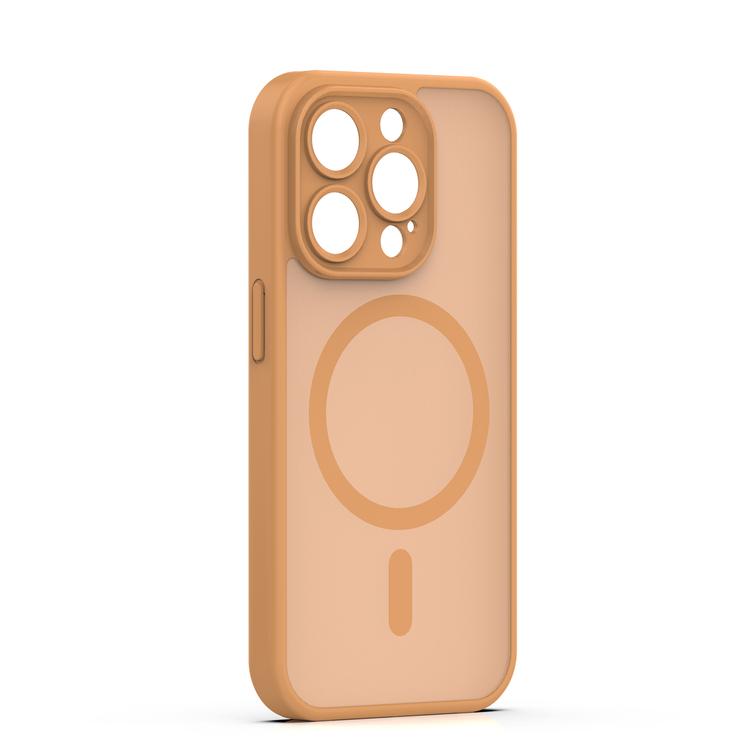 Mag Matt case for iPhone 14 Pro 6,1" brown camera protection