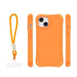 Safepop case with strap for iPhone 13 6,1" orange
