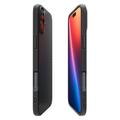 Spigen Liquid Air -suojakuori iPhone 16 6,1":lle mattamusta
