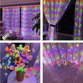 LED CURTAIN (300 LED LAMPS) 3Mx3M MULTICOLOR