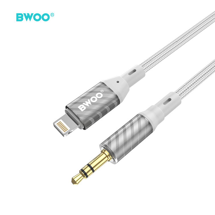 BWOO AUX-kaapeli Lightning - 3,5 mm:n ääniliitäntään AUX073