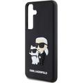 Karl Lagerfeld case for Samsung Galaxy S24 Plus KLHCS24M3DRKCNK black HC 3D RUBBER KC NFT