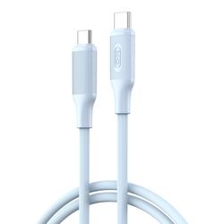 XO-kaapeli NB-Q265B PD USB-C - USB-C 1,0m 60W sininen
