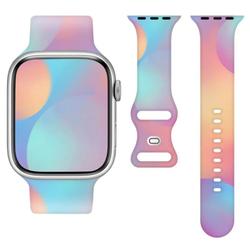 SILICONE STRAP SMARTWATCH 20MM RAINBOW