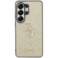 Guess case Fixed Glitter Big 4G Metal Logo for Samsung Galaxy S26 Ultra gold