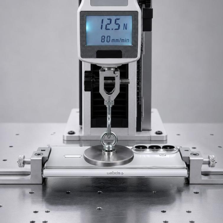 Spigen Air Fit Pro Magsafe -kotelo Samsung Galaxy Z Fold 8 Ultralle, läpinäkyvä