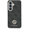 Guess case 4G Big Rhinestone Triangle Strap MagSafe for Samsung Galaxy S26 black