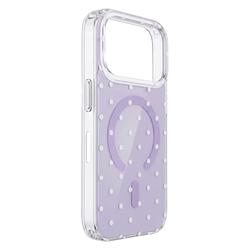 Bubble Dots Mag -kotelo iPhone 13 / 14 6,1" -puhelimelle, violetti