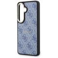 Guess case 4G Embossed Ring MagSafe for Samsung Galaxy S26 Plus blue