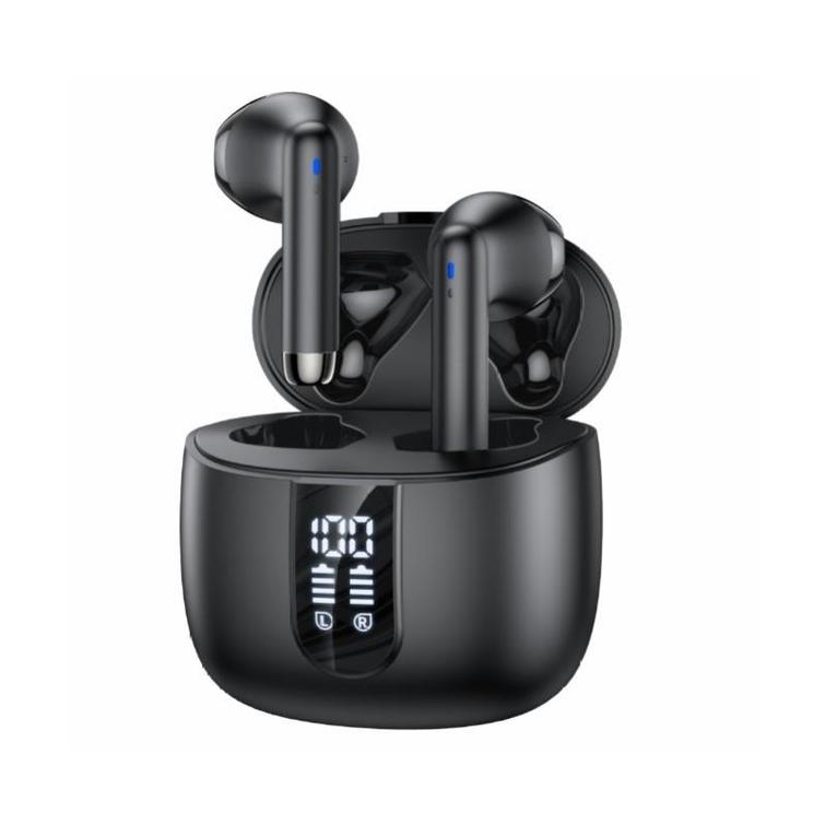 YESIDO EARPHONES TWS22 LED BT5.3 BLACK