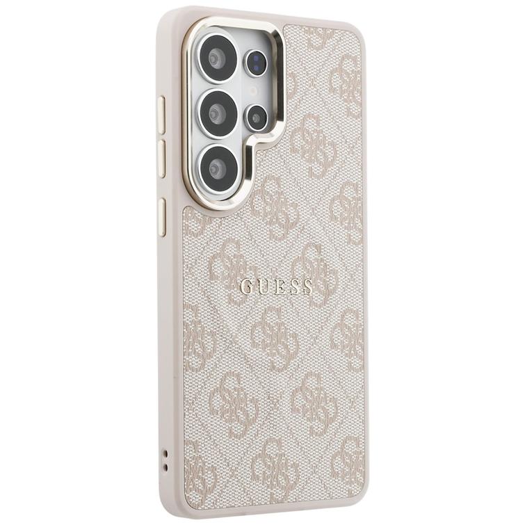 Guess case 4G Embossed Ring MagSafe for Samsung Galaxy S26 Ultra pink