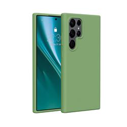 Etteri silikonikotelo Samsung Galaxy S25 Ultra vaaleanvihre&auml;lle
