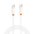 XO kaapeli NB-Q302B PD USB-C - USB-C 1,0m 60W Valkoinen