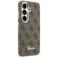 Guess case 4G Script MagSafe for Samsung Galaxy S26 brown