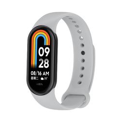 SILICONE STRAP MI BAND 8/M8 (7). GREY