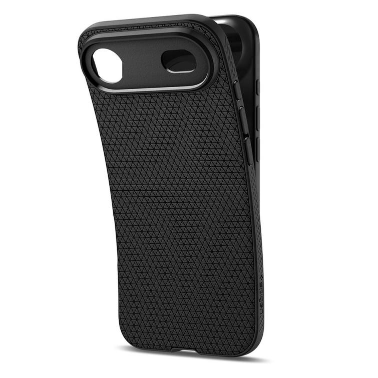 Spigen Liquid Air -suojakuori iPhone 17 Airille, mattamusta