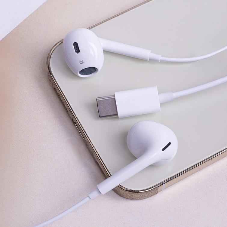 Maxlife langalliset kuulokkeet MXEP-04 USB-C valkoinen