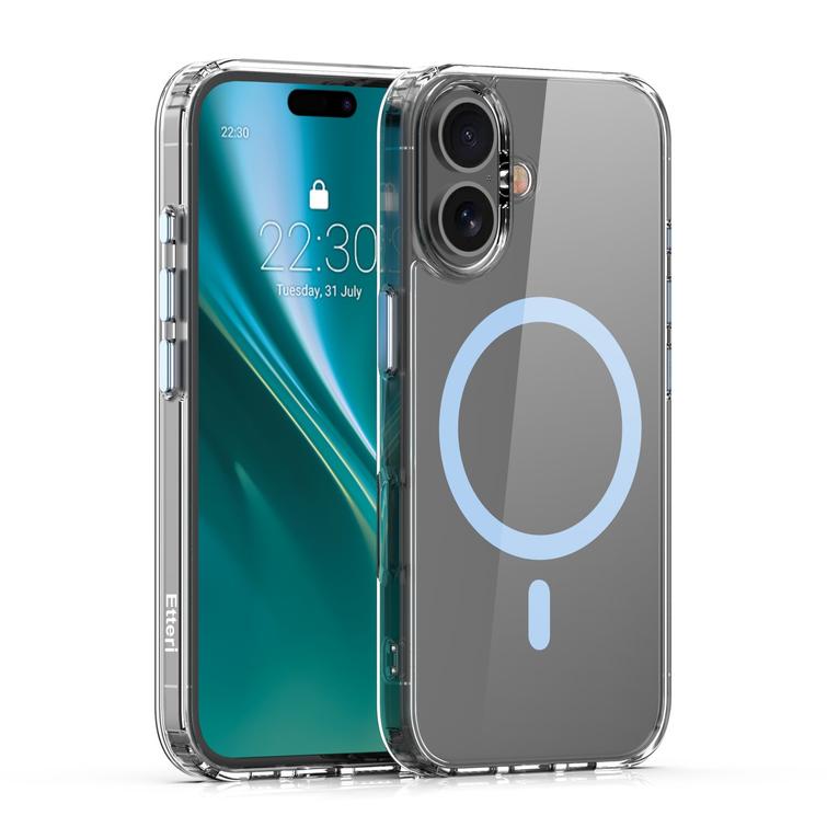 Etteri Color Mag -suojakuori iPhone 16 Plus 6,7":lle, vaaleansininen